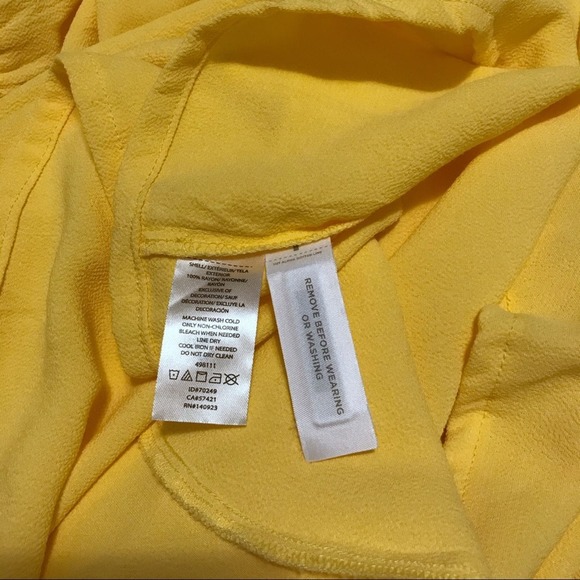 Loft Plus Size NWT Yellow Floral Ruffle Dress Women Various - Picture 10 of 14